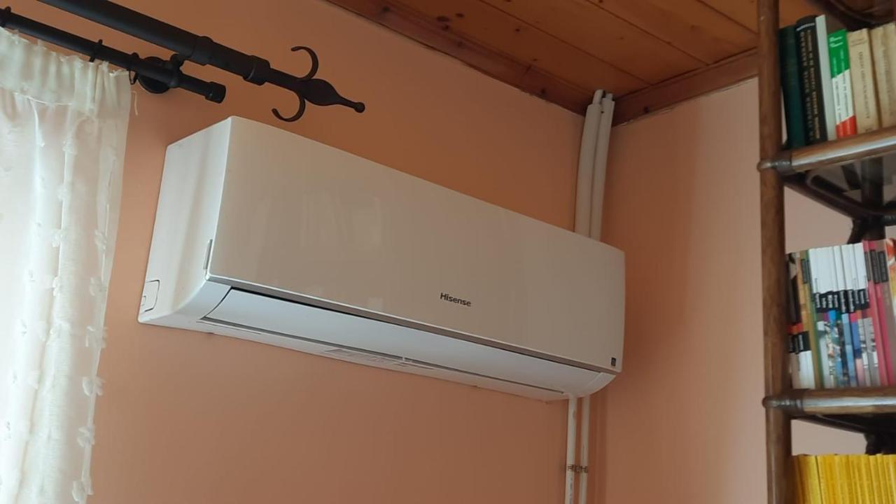 Ioannis - Zimmer mit Zugang zu Terrasse Gavrolimni Exterior foto